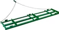 Produktbild: VEVOR Schleppegge, 2435x500x100 mm, Wiesenegge mit verstellbaren Stangen und 183 cm Kette, Wiesenschleppe für Geländefahrzeuge, UTVs, Traktoren, Rasenmäher, Schleppwerkzeug für den Hof