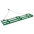 Produktbild: VEVOR Schleppegge, 2435x500x100 mm, Wiesenegge mit verstellbaren Stangen und 183 cm Kette, Wiesenschleppe für Geländefahrzeuge, UTVs, Traktoren, Ras
