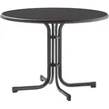 Produktbild: Sieger Gartentisch, Grau, Holzwerkstoff, rund, Flachrohr, 72 cm, klappbar, UV-beständig, wetterbeständig, wetterfest, Gartenmöbel, Gartentische, Klapptische