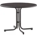 Produktbild: Sieger Klapptisch Rund Eisengrau 100 cm x 100 cm