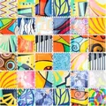 Produktbild: Keramik Mosaik Fliese Bunte Retro Style Mosaikfliesen POP UP ART Design Wandverkleidung Fliesenspiegel