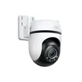 Produktbild: Tapo C52A 360° Überwachungskamera Außen, 2K 4MP, Starlight Farbe Nachtsicht, KI-Erkennung, Bewegungsverfolgung, WLAN oder Ethernet, microSD-Karte bis zu 512 GB