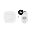 Produktbild: Homematic IP Starter-Set Heizen mit 5 Heizkörperthermostaten Basic - mit Access Point 2