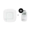 Produktbild: Homematic IP Starter Set Heizen mit 3 Heizkörperthermostaten HmIP-eTRV-2 - mit Access Point 2