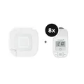 Produktbild: Homematic IP Starter-Set Heizen mit 8 Heizkörperthermostaten Basic - mit Access Point 2