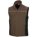 Produktbild: Nitras Softshellweste Weste Arbeitsweste Motion Tex Light braun|schwarz XL