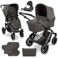 Produktbild: ABC Design Kinderwagen Salsa 5 Air Almond - 2in1 Kombi-Kinderwagen ab Geburt mit Luftreifen, Federung & großer Babywanne