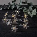 Produktbild: Star Trading  Batteriebetriebene Weihnachts-Lichterkette ,Izy', 10 LED Schneeflo