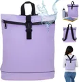 Produktbild: Rucksack Damen wasserabweisend Cityrucksack Daniel Ray klein Jeff Daypack, A4 Damenrucksack Handtasche Tasche 25109243 Pastell Flieder Lila + Etui