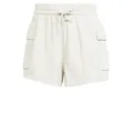 Produktbild: adidas Women's Essentials SMALL Logo French Terry Cargo Shorts, Wonder Alumina/White, XS