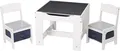 Produktbild: EUGAD Kindersitzgruppe, (3-tlg), mit Stauraum, Tischplatte abnehmbar Weiß