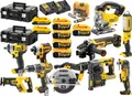 Produktbild: Dewalt 10Er Set 18V Akku-Werkzeuge, 7 Akkus, Tstak-Koffer