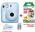 Produktbild: Fujifilm Instax Mini 12 pastel blue inkl. 1x einen Doppelpack = 2x 10 Bilder
