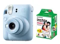 Produktbild: Fuji Instax Mini 12  + Instax Film 20 Aufnahmen Pastel Blau Sofortbild Kamera