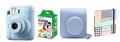 Produktbild: Fuji Instax Mini 12 Pastel Blau inkl Tasche + Film 20 Aufnahmen + Album