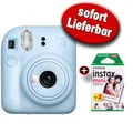 Produktbild: Fujifilm Instax mini 12 pastel-blue, Sofortbildkamera Top-Set