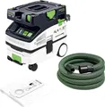 Produktbild: Festool Absaugmobil CTL MINI I CLEANTEC (mit Hauptfilter, SELFCLEAN Filtersack, Saugschlauch glatt Ø 27/32 x 3,5 m)