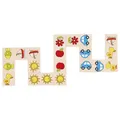 Produktbild: Goki Legespiel Dominiques Domino Susibelle Holz Spiel Tier Dominosteine