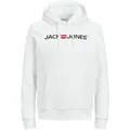 Produktbild: Jack & Jones Herren Kapuzenpullover JJECORP LOGO SWEAT HOOD Weiß XL