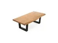 Produktbild: byLIVING Couchtisch JUDY, Breite 120 cm, Akazie natur/schwarz, Baumkante