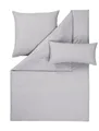 Produktbild: ESTELLA Halbleinen Bettwäsche Alvaro grau, 135x200 cm + 80x80 cm + 40x80 cm