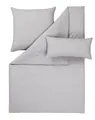 Produktbild: Estella Halbleinen Sommer Bettwäsche 135x200 Alvaro grau uni silber  2251-810