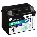 Produktbild: HeyVolt GEL Motorradbatterie 12V 4Ah BTZ5-S YTZ5-S JMTZ5S Starter Roller Quad ATV Batterie
