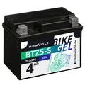Produktbild: GEL Motorradbatterie 12V 4Ah BTZ5-S JMTZ5S Starter Roller Quad ATV Batterie