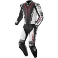 Produktbild: Berik XR-Ace 2-Teiler Motorrad Lederkombi, schwarz-grau-weiss-rot, Größe 52 für Männer