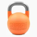 Produktbild: SUPRFIT – Pro Competition Kettlebells 28 kg – genormte Wettkampf Kugelhantel aus massivem Stahleinzelguss für Kraft- & Crosstraining – mit Farbcodierung zur besseren Unterscheidung der Gewichte