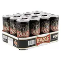 Produktbild: FAXE 10% - 10% Starkbier (12x1L) - Extra starkes Lagerbier mit 10% vol. Dänisches Bier mit kraftvollem Charakter. Vollmundiges Dosenbier, ideal für Grillabende, Festivals & Partys