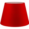 Produktbild: Premium Lampenschirm Stehlampe Hängelampe Rot Baumwolle E14/E27 L=UØ 25cm