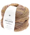 Produktbild: Rico Design Creative Melange Aran Wonderball oliv Mix Farbe 20, Farbverlaufswolle Nadelstärke 5 mm zum Stricken oder Häkeln, Wolle 200g Knäuel