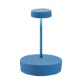 Produktbild: Zafferano, Swap Mini Lampe, Wiederaufladbare und Kabellose Tischlampe mit Touch Control, Geeignet für den Innen- und Außenbereich, Dimmer, 2700 K, Höhe 14,8 cm, Farbe Capri-Blau