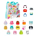 Produktbild: Squish-a-longs SQAL0031-14er Pack, enthält 14x 2,5 cm Mini-Squish mit 4X Accessoires, 1x Ring und 1x Collectors Guide (Welle 3, Stil 1)- Sammeln, Tauschen und Spielen