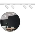Produktbild: Briloner Rail Schienensystem, Komplettset, 4x LED Spots, Dimmbar, Einspeisung, Weiß, 1,5 m - Weiß