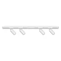 Produktbild: Rail Schienensystem Komplettset 4x LED Spots Dimmbar Einspeisung Weiß 1,5 m