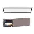 Produktbild: Philips Hue White Ambiance Aurelle Smart LED Panel Light Inc. Dimmer Switch [120x30cm - Black] for Indoor Home Smart Lighting, Wall, Ceiling, Bedroom, Livingroom, new generation