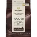 Produktbild: Callets, extra dunkle Schokolade 70,5 %, 2,5 kg