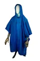 Produktbild: Gravidus Regenponcho Blau/Unisex - Regenschutz mit Druckknöpfe & Kapuze | Wandern, und weitere Outdoor Aktivitäten