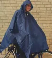 Produktbild: Gravidus Regenponcho Regenjacke Regenponcho Regencape Regenschutz mit Kapuze blau unisex