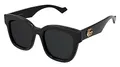 Produktbild: GUCCI Womens GG0998S Sunglasses, Black-Black-Grey, 52