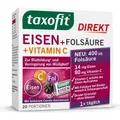 Produktbild: taxofit Eisen + Folsäure + Vitamin C Granulat, 20 Portionen