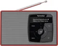 Produktbild: TechniSat DIGITRADIO 2 Tischradio DAB+, UKW DAB+, UKW, Bluetooth Weckfunktion Rot-Silber