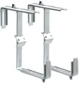 Produktbild: Alba Krapf Blumenkastenhalter Satz verz. Blumenkasten-Halter (VKR-2V), Silber