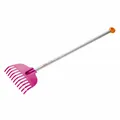 Produktbild: Fiskars MyFirst Laubbesen Laub Besen Gartenbesen Gartenzubehör Pink Orange 86 cm