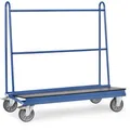 Produktbild: Fetra Plattenwagen 4445, Gummireifen, feste Rohrbügel, 1500 x 400mm, Tragkraft 500kg