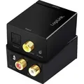 Produktbild: LogiLink LogiLink CA0100 Toslink / Cinch Audio Adapter [1x Toslink-Buchse (ODT Audio-Adapter, 0.00 cm schwarz