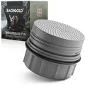 Produktbild: Bachgold® Wechselfilter mit 1500L Filterkapazität I entfernt 99,99% aller Bakterien und filtert Viren, Partikel und Schwermetalle - Grau