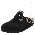 Produktbild: Birkenstock Damen Clogs Boston Rivet Border 42076-37, 42076-38, 42076-39, 42076-40, 42076-41, 42076-42 BIR-1030491 schwarz 41 - Schwarz - 41